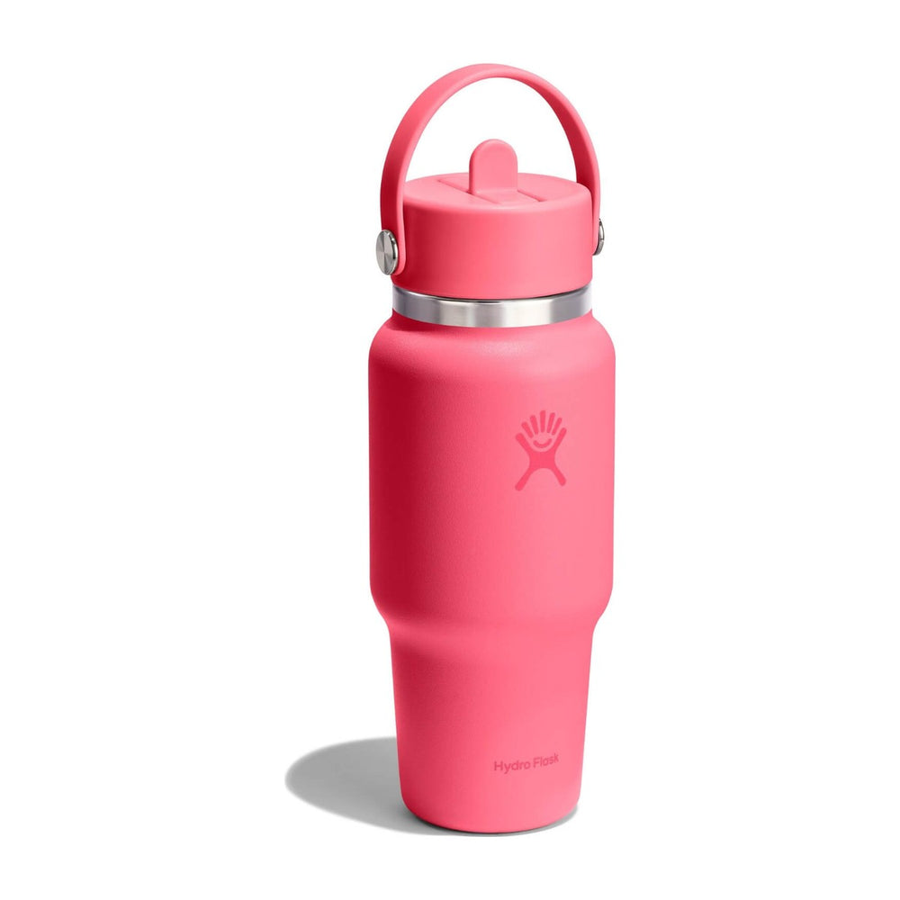 Gourde de voyage isotherme Hydro Flask Travel Bottle Flex Straw - Popstar Pink 710 ml