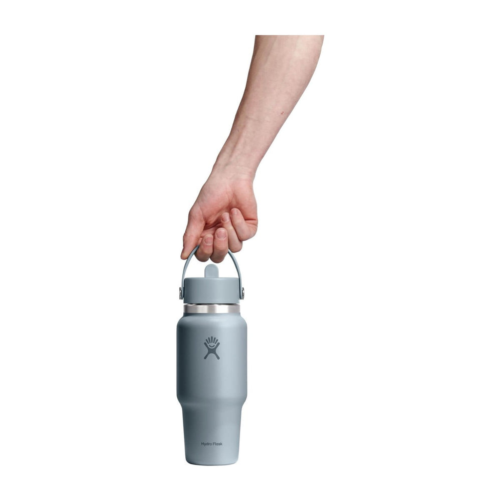 Gourde de voyage isotherme Hydro Flask Travel Bottle Flex Straw - Shale Gray 710 ml