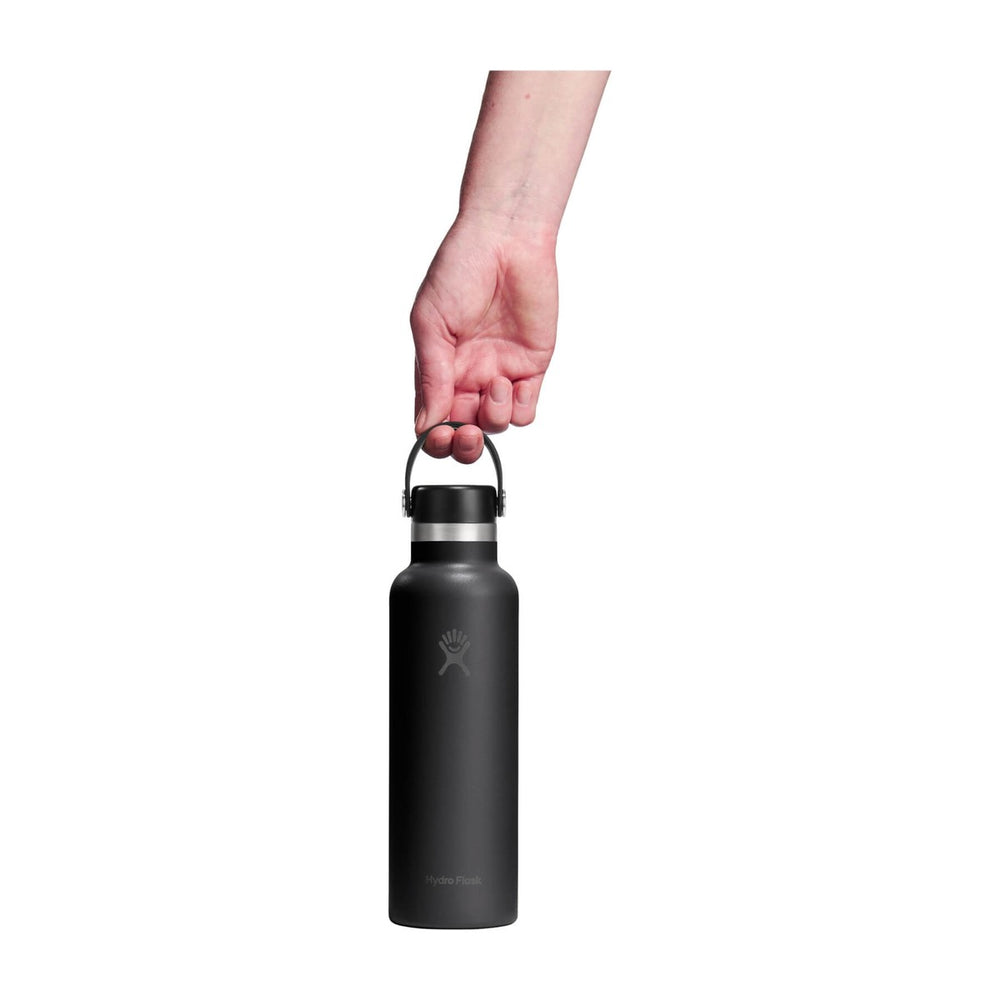 Gourde isotherme Hydro Flask Standard Mouth Flex Cap 621 ml - Black