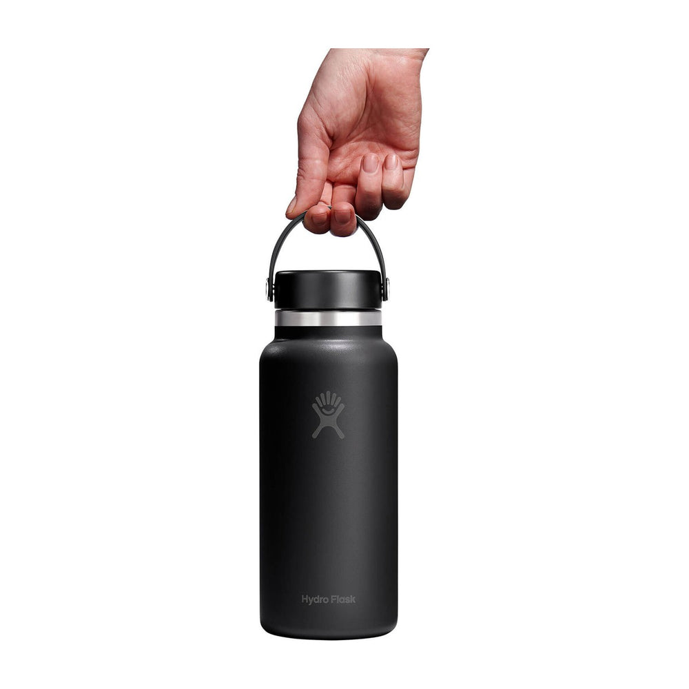 Gourde isotherme Hydro Flask Wide Mouth Flex Cap - Black 946 ml