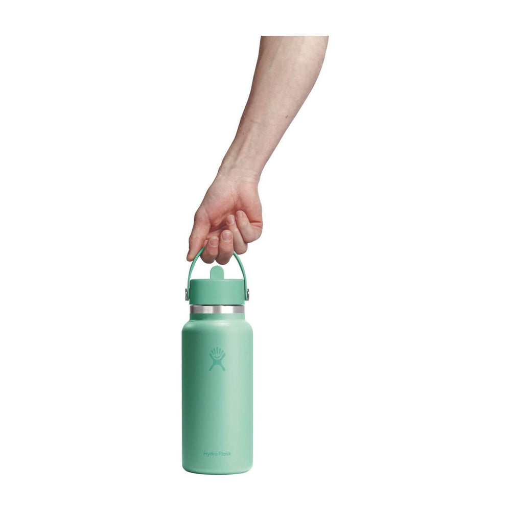 Gourde isotherme Hydro Flask Wide Mouth Flex Straw 946 ml - Mermaid Green