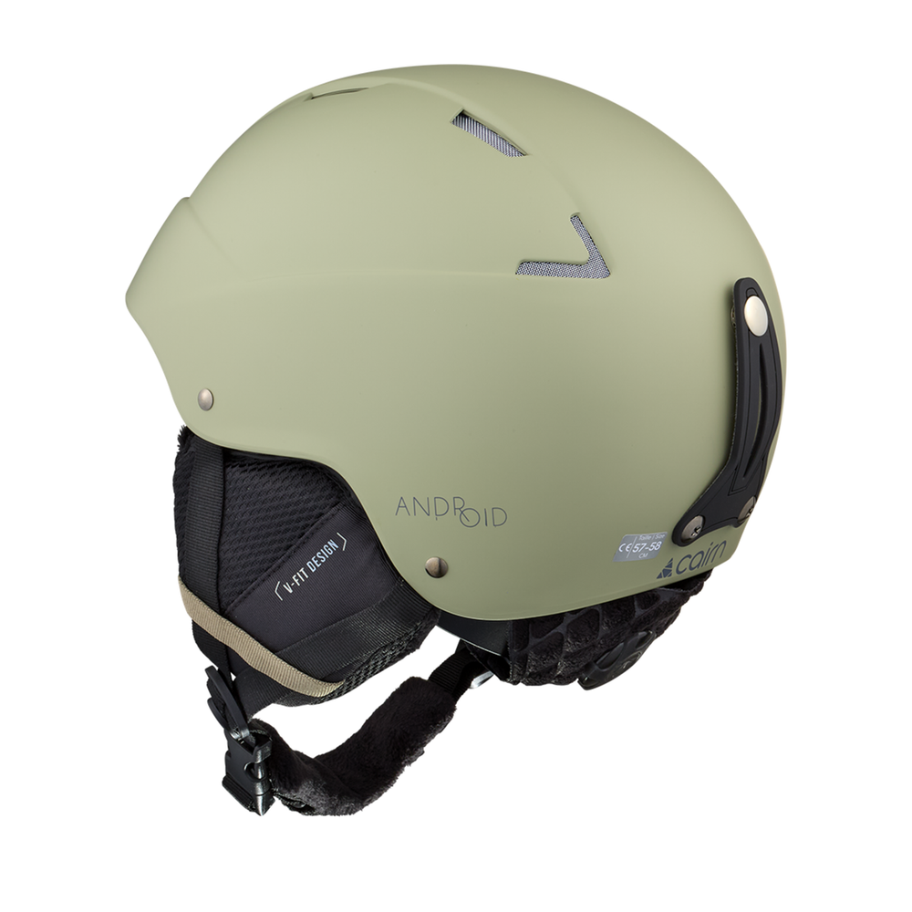 Casque Ski Cairn Android Mat Light Khaki vue 2