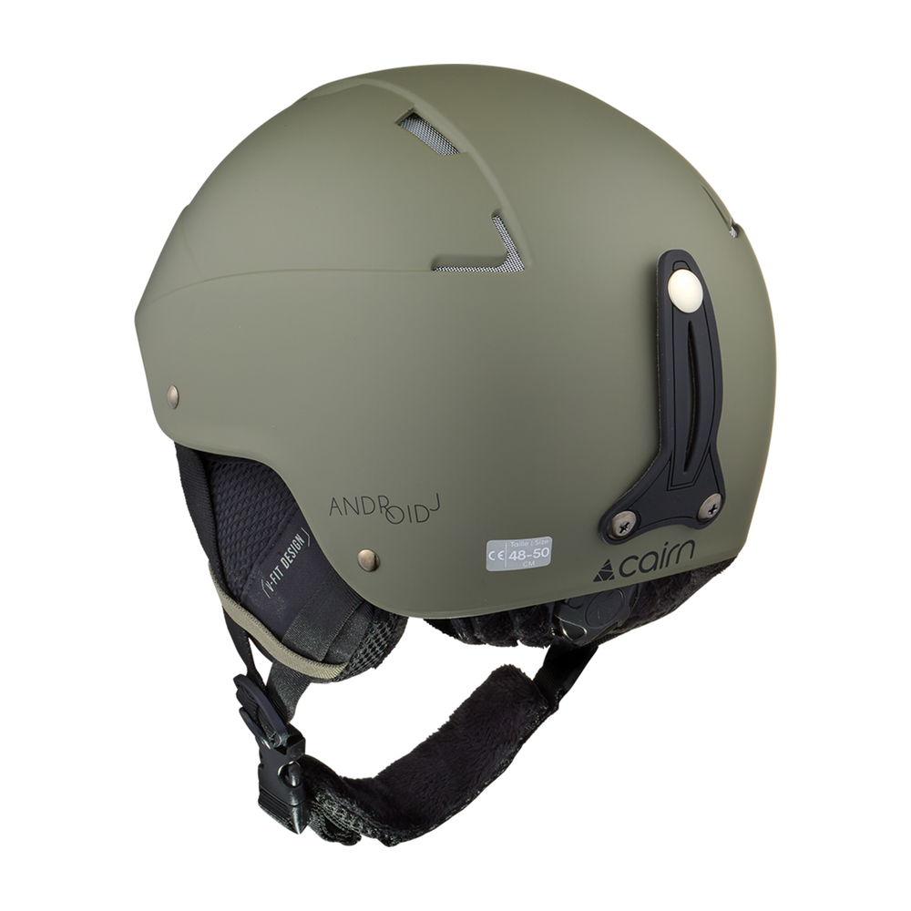 Casque Ski Enfant Cairn Android J Mat Khaki vue 2