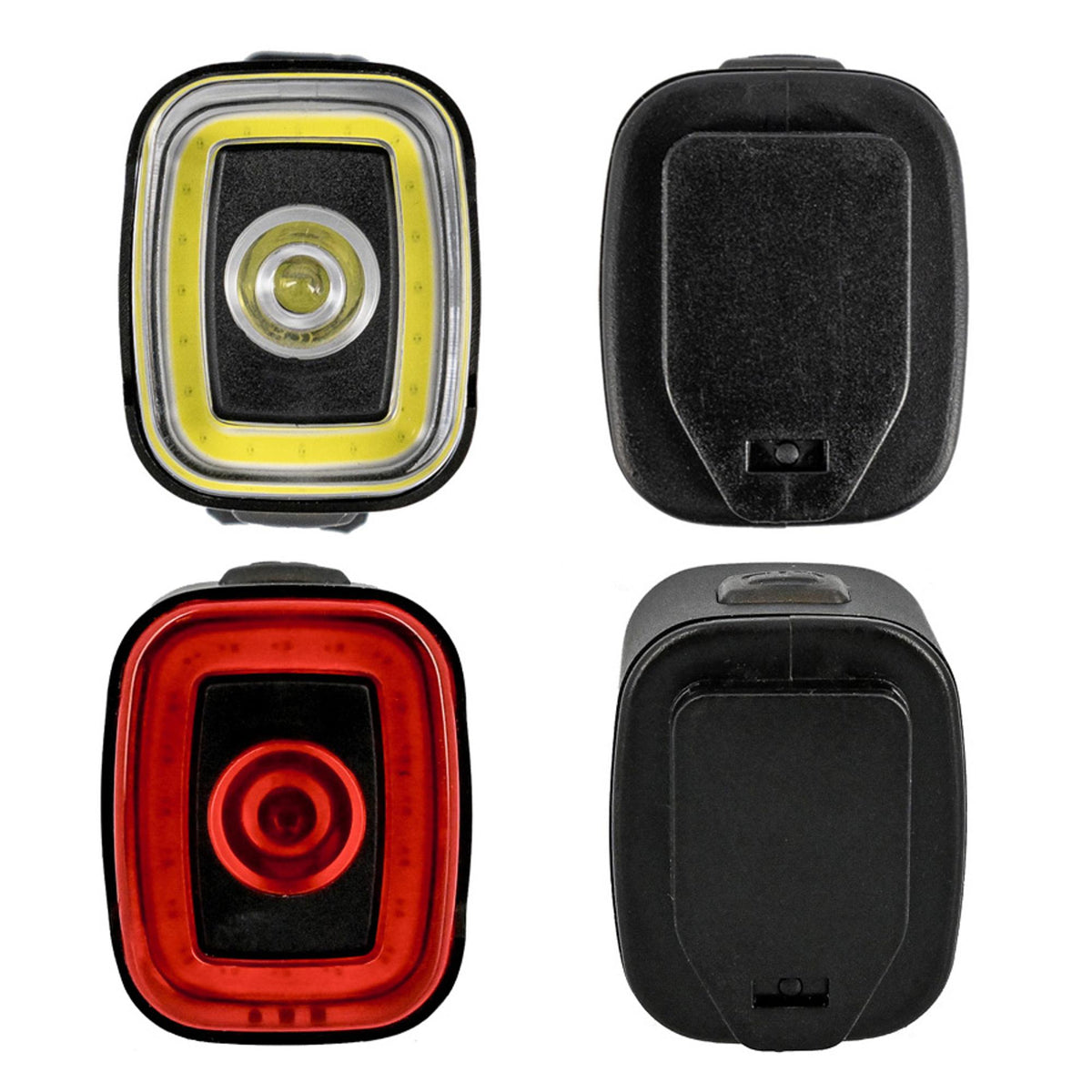 Pack éclairage vélo avant et arrière KHEAX Nekkar 200 / 50