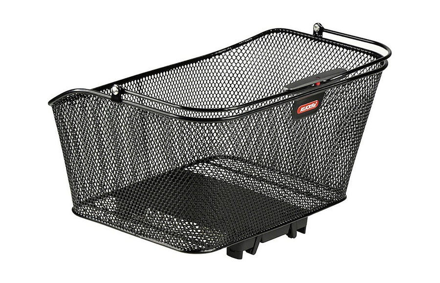 Panier arriere KlickFix City monte sur un porte-bagages Racktime