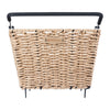 Panier arrière vélo Basil Cento Rattan Look Multi System NX 22 L coloris Seagrass – vue de face