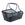 Panier arrière vélo Basil Cento Tech Fiber Nordlicht MIK 21 L coloris Noir – vue trois quarts