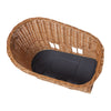 Panier arrière vélo pour chien Basil Pasja MIK Medium 45 cm coloris Nature Brown – coussin lavable en place