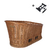 Panier arrière vélo pour chien Basil Pasja MIK Medium 45 cm coloris Nature Brown – panier et plaque MIK fournie