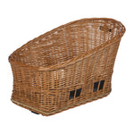 Panier arrière vélo pour chien Basil Pasja MIK Medium 45 cm coloris Nature Brown – vue trois quarts