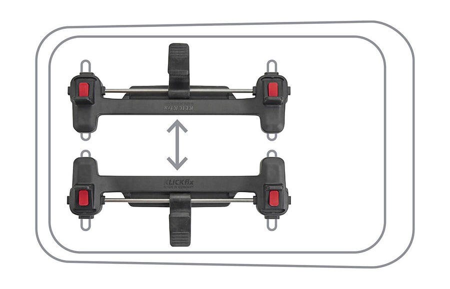 Adaptateur KorbKlip du panier KlickFix Aluminio GT