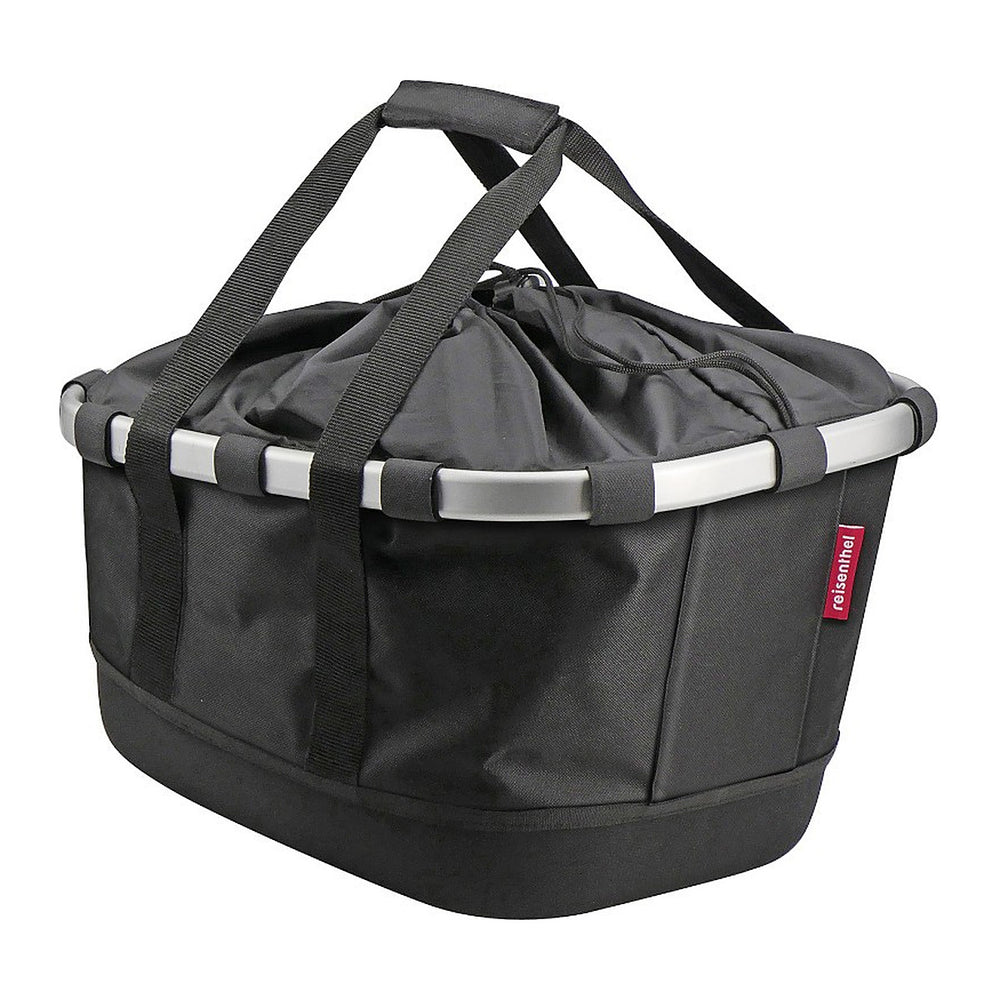 Panier arrière vélo KlickFix Reisenthel Bikebasket GT 21 L – Noir, UniKlip 2 – le panier Bikebasket GT noir