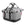 Panier arrière vélo KlickFix Reisenthel Bikebasket GT 21 L – Twist Silver, UniKlip 2 – le panier Bikebasket GT Twist Silver