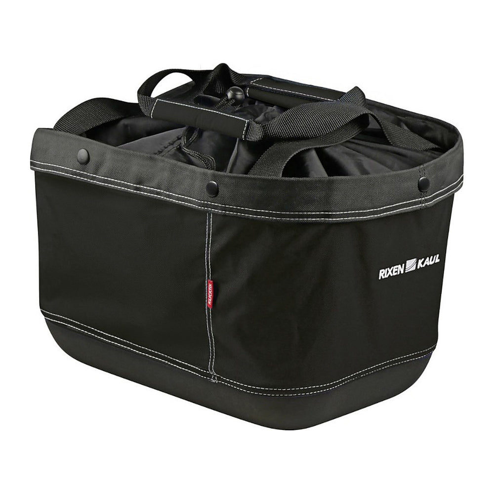 Panier arrière vélo en toile KlickFix Shopper Alingo GT 20 L – Noir – le panier Shopper Alingo GT noir