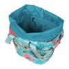 Panier avant vélo Basil Bloom Field Carry All KF 15 L coloris Bleu – interieur et cordon de serrage