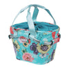Panier avant vélo Basil Bloom Field Carry All KF 15 L coloris Bleu – vue trois quarts