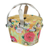 Panier avant vélo Basil Bloom Field Carry All KF 15 L coloris Jaune – vue trois quarts