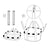 Panier avant vélo KlickFix Reisenthel Bikebasket 15 L – Twist Coffee – le panier Bikebasket Twist Coffee