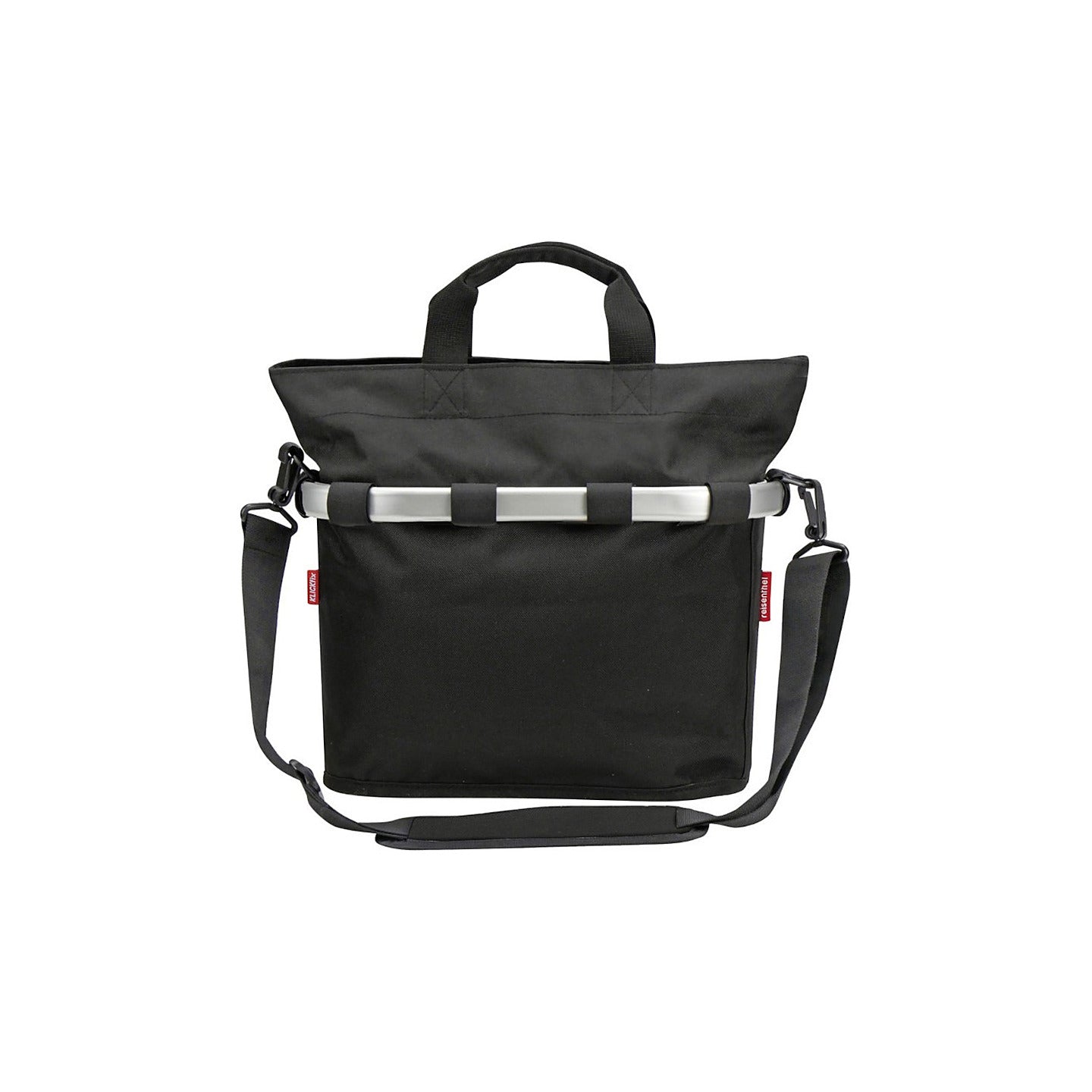 Panier avant velo KlickFix Reisenthel Bikebasket Oval S noir