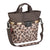 Panier avant vélo KlickFix Reisenthel Bikebasket Oval S 12 L – Leo Macchiato – le panier Bikebasket Oval S motif leopard macchiato