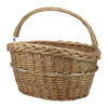Panier avant vélo en osier KlickFix Wicker Basket – 18 L – le panier vu de face