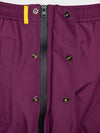 Pantalon de pluie Hello Rain Storm 20K Burgundy, zip latéral et rabat magnétique