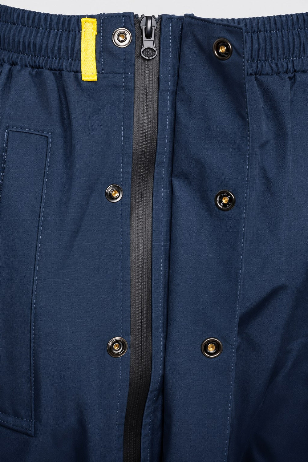 Pantalon de pluie Hello Rain Storm 20K Dark Blue, zip latéral et rabat magnétique