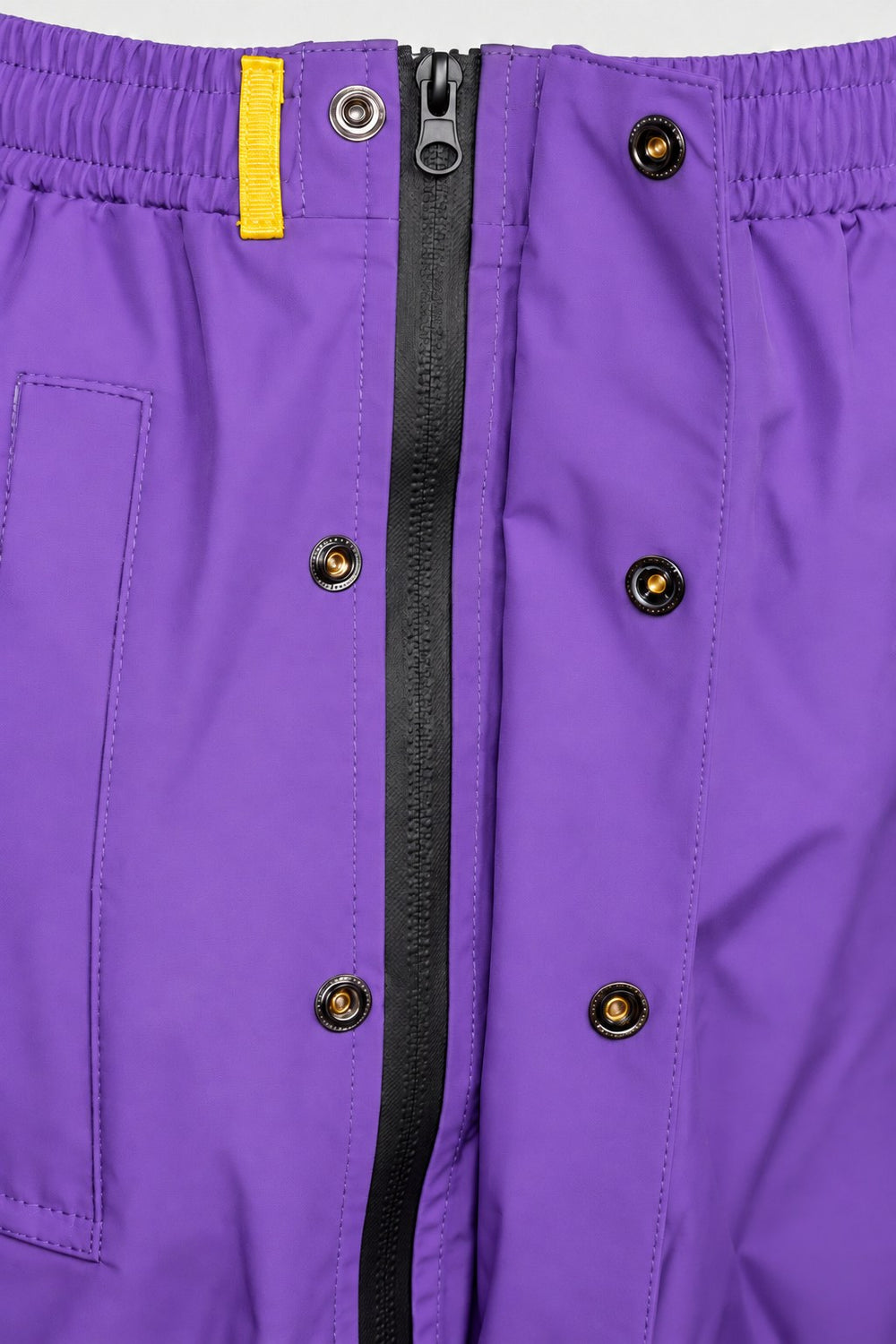Pantalon de pluie Hello Rain Storm 20K Fancy Purple, zip latéral et rabat magnétique