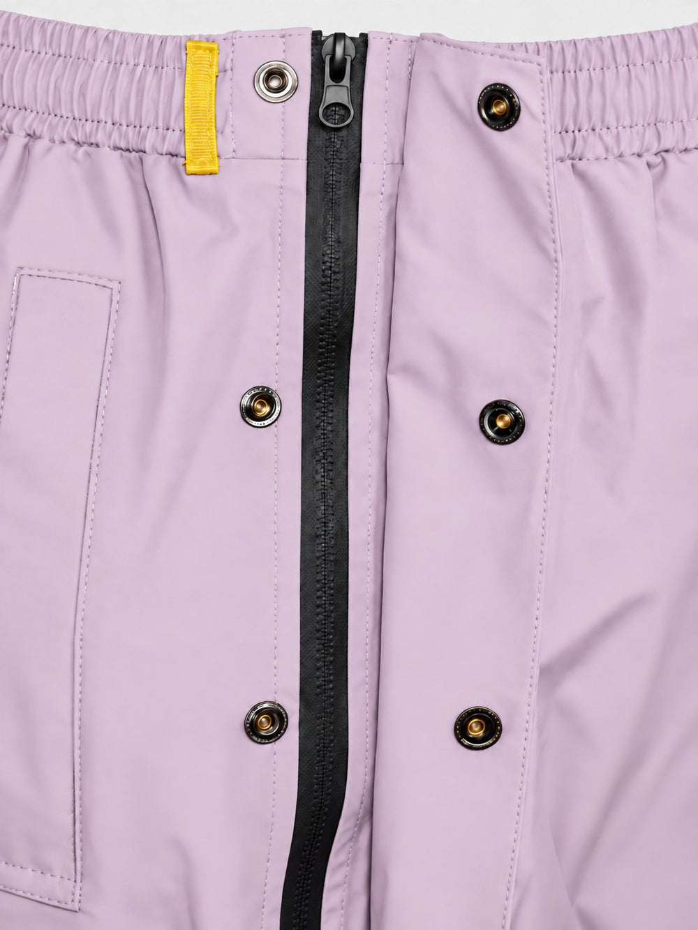 Pantalon de pluie Hello Rain Storm 20K Pink, zip latéral et rabat magnétique
