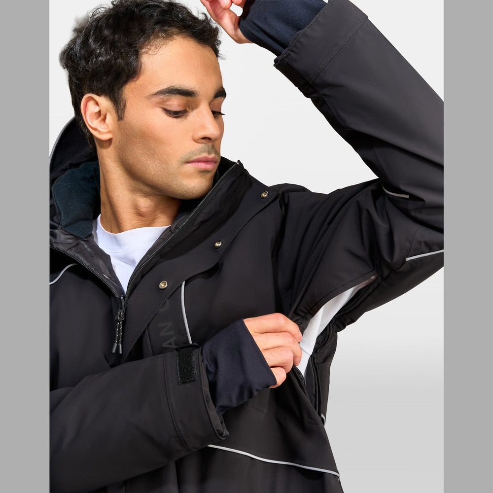 Parka vélo chaude imperméable Urban Circus Dtour Noir photo 6