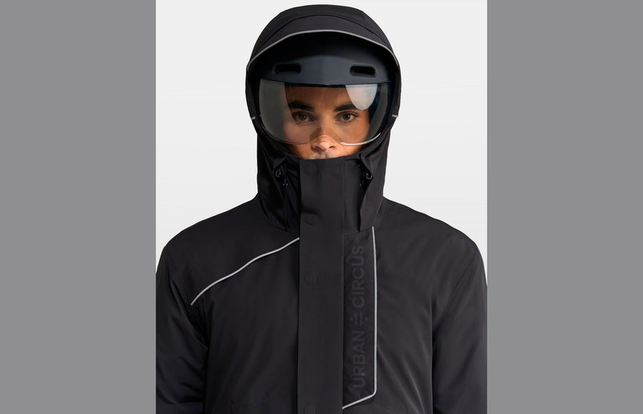 Parka vélo chaude imperméable Urban Circus Dtour section 3