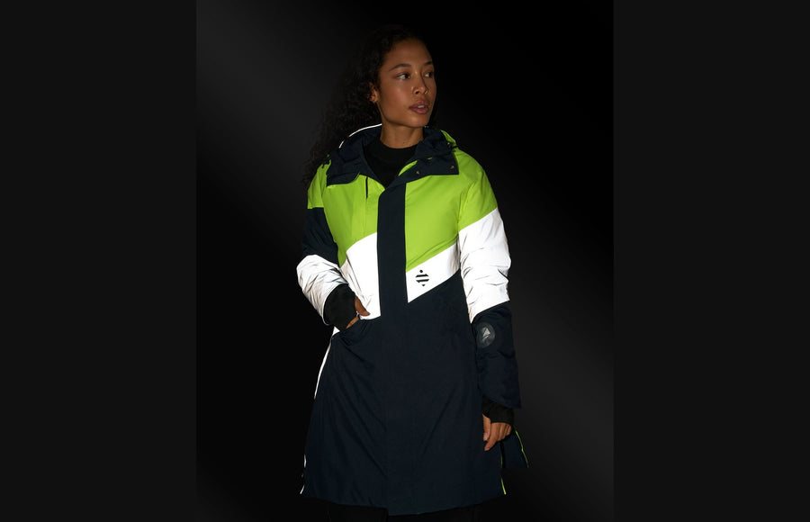Parka vélo d'hiver réversible Urban Circus Fluvia section 2