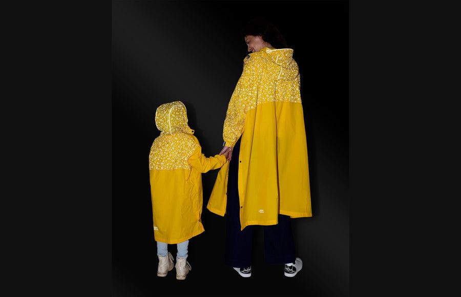Poncho de pluie vélo enfant Urban Circus Romea section 1
