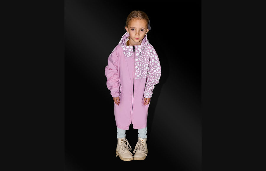 Poncho de pluie vélo zippé enfant Urban Circus Francigena section 2