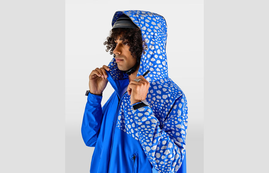 Poncho de pluie vélo zippé Urban Circus Francigena section 3