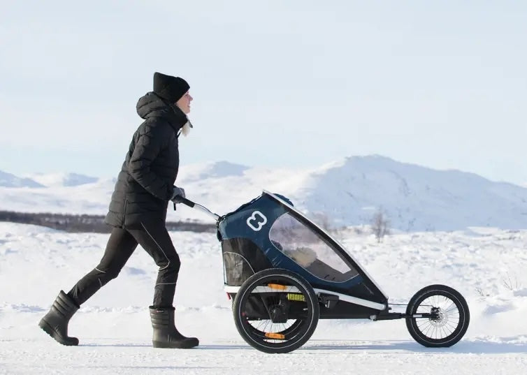 Roue tout-terrain pour remorque vélo Hamax