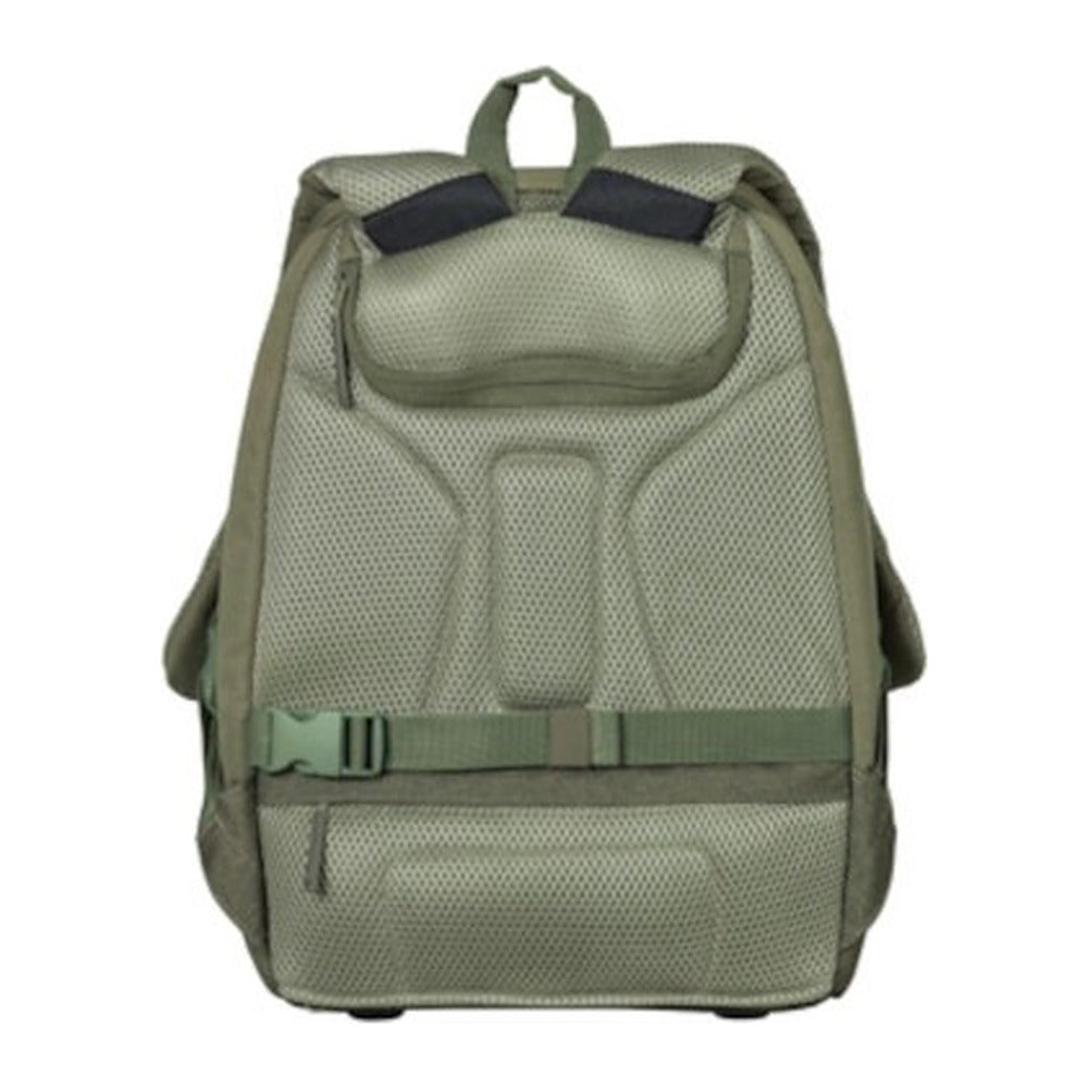 Sac à dos vélo Basil B-Safe Nordlicht 13 L coloris Vert – vue arriere