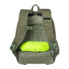 Sac à dos vélo Basil B-Safe Nordlicht 13 L coloris Vert – systeme d accroche deploye