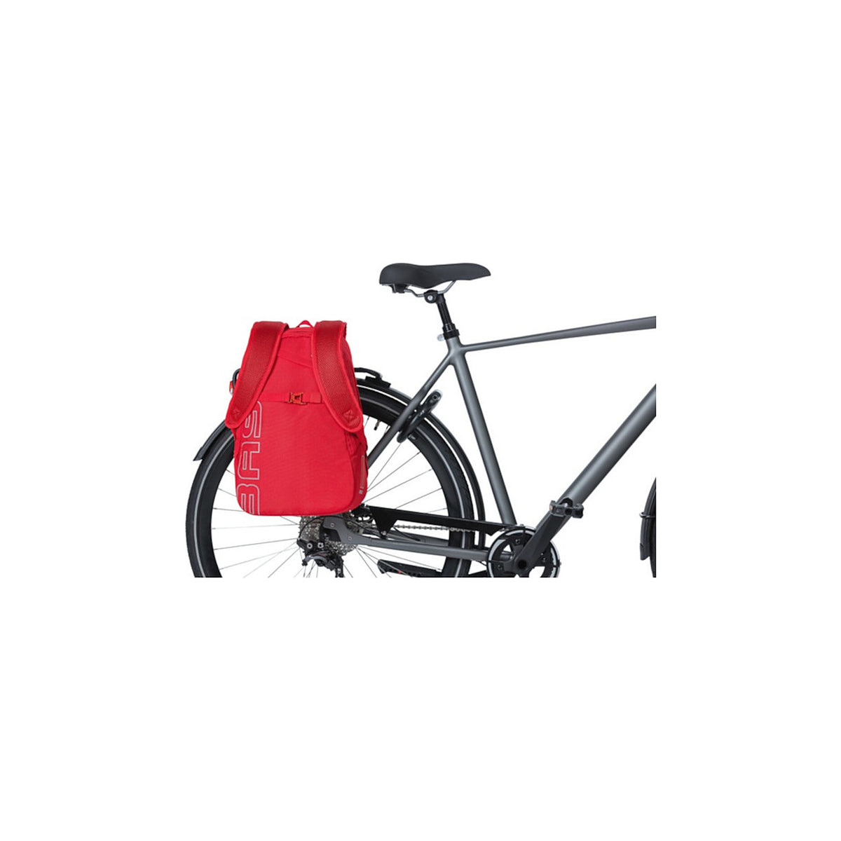 Sac a dos Basil Flex pendu au porte-bagages