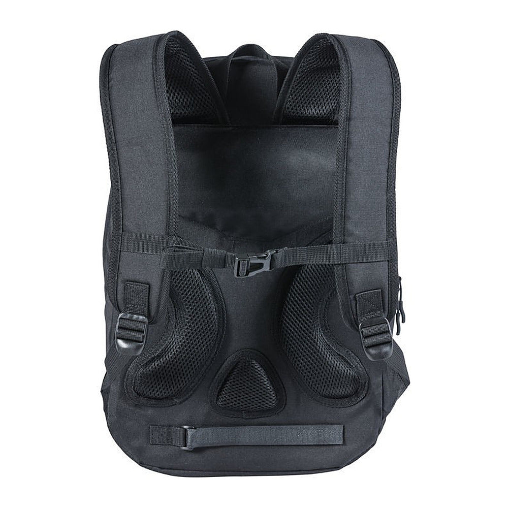 Sac à dos vélo Basil Flex 17 L coloris Noir – dos et bretelles rembourrees