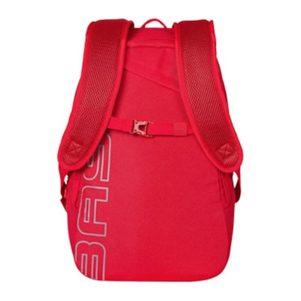 Sac à dos vélo Basil Flex 17 L coloris Rouge – dos et bretelles rembourrees