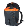 Sac à dos vélo Basil Miles Tarpaulin Hook-On 17 L coloris Noir Orange – sac ouvert sur l interieur orange