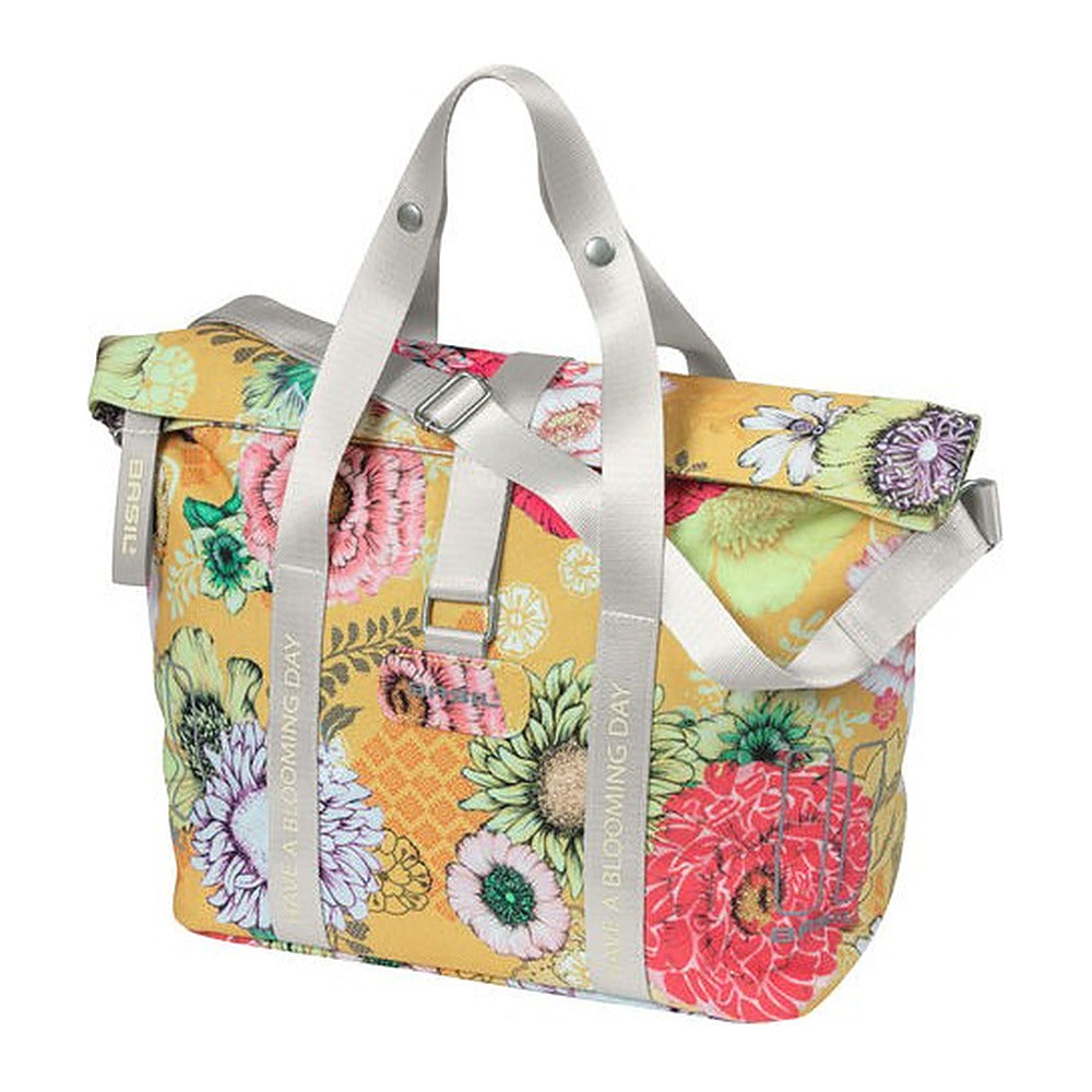 Sac à main vélo Basil Bloom Field KF 11 L coloris Honey Yellow – vue trois quarts