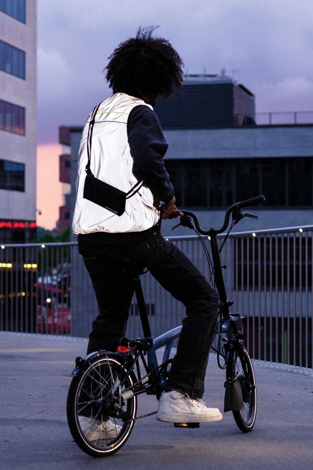Sac banane réfléchissant Gofluo Harper 2.0 Black