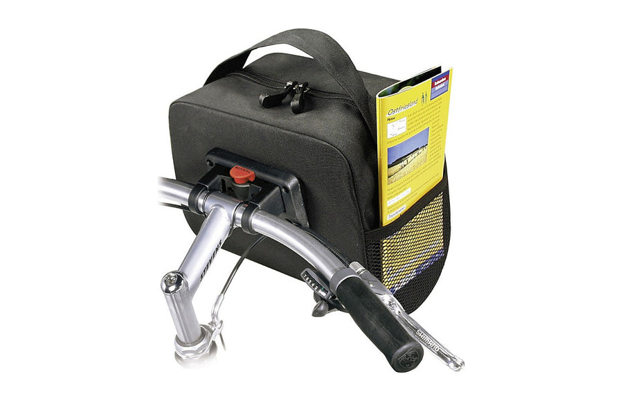 Sacoche KlickFix Baggy Plus 8 L chargee sur un velo