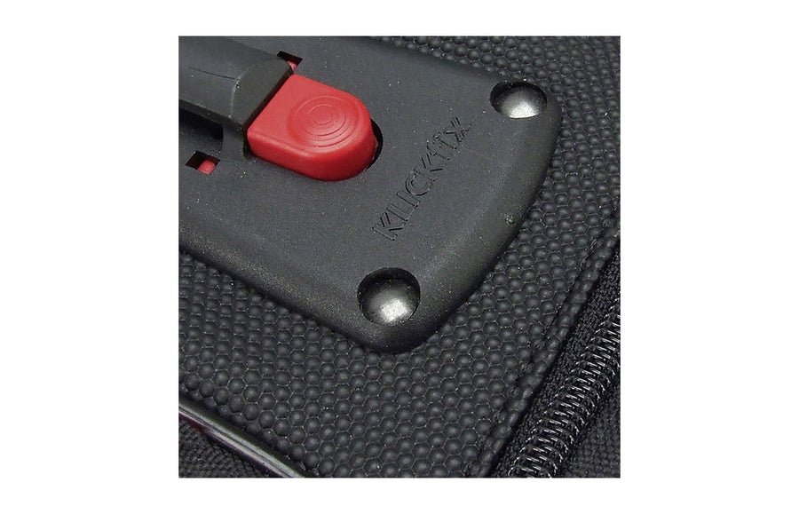 Bouton rouge de deverrouillage de la sacoche de selle KlickFix
