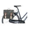 Sacoche double vélo Basil Bohème MIK 35 L coloris Charcoal – montee sur un velo