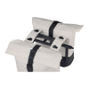 Sacoche double vélo Basil Cove MIK 32 L coloris Blanc cassé – plaque de fixation MIK