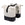 Sacoche double vélo Basil Cove MIK 32 L coloris Blanc cassé – la paire, vue trois quarts
