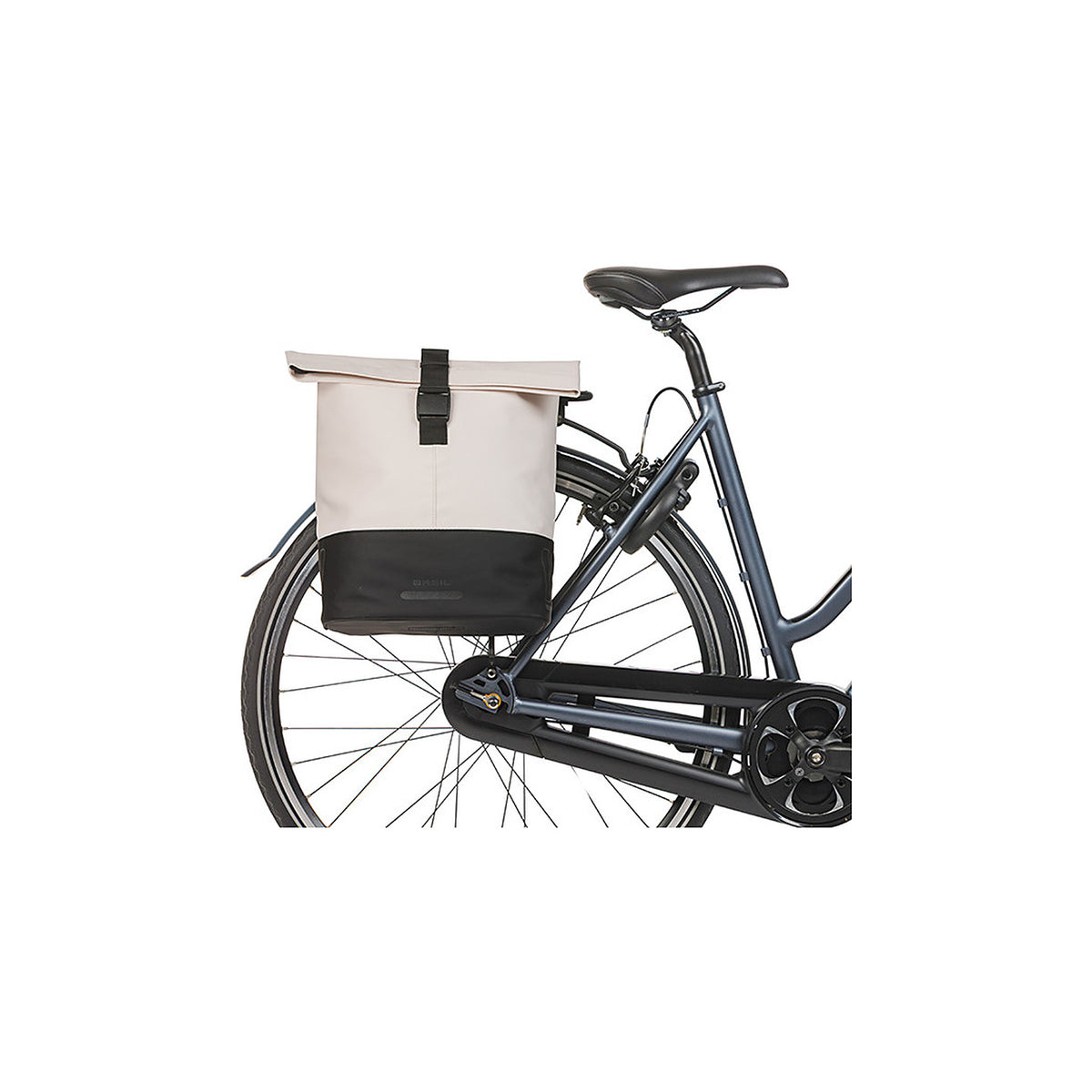 Sacoche double Basil Cove MIK montee sur un velo
